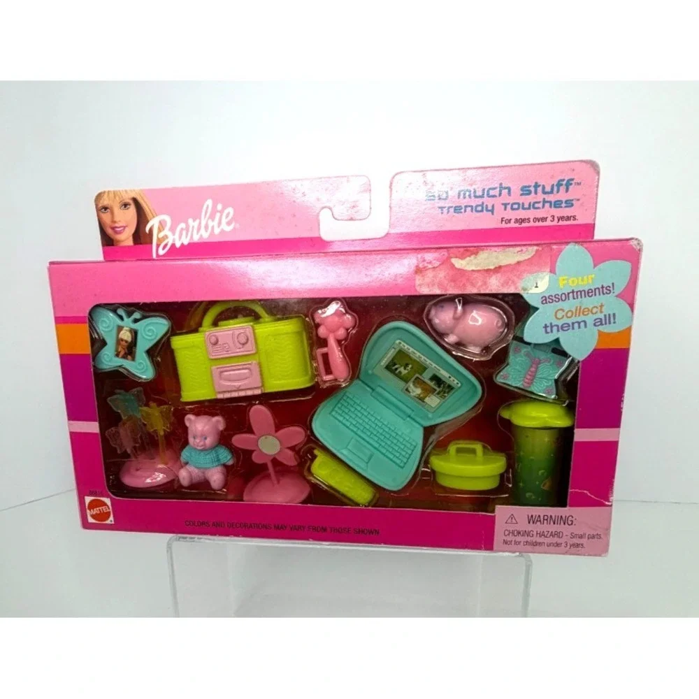 Rare‎ Barbie Doll 2001 So Much Stuff Trendy Touches Fashion Accessories NOS